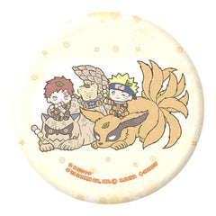 Naruto X Sanrio Characters Gaara Naruto Pokopon Diary Hologram Can Badge Collection Buttons [USED]