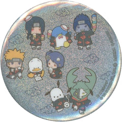 Naruto X Sanrio Characters Akatsuki Hapidanbui 1 Hologram Can Badge Collection Buttons [USED]