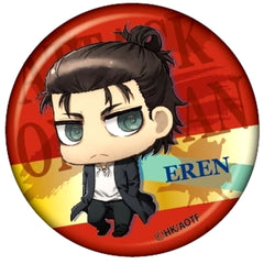 Attack on Titan Ellen Yeager Chimi Chara Can Badge Buttons [USED]