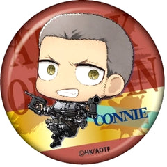 Attack on Titan Connie Springer Chimi Chara Can Badge Buttons [USED]