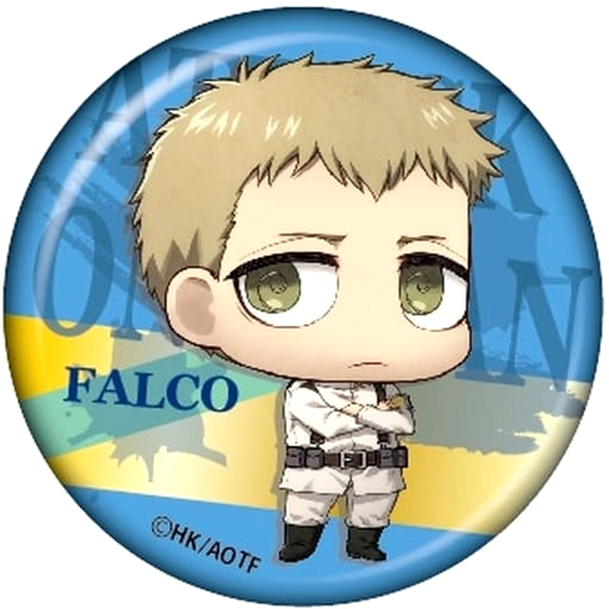 Attack on Titan Falco Grice Chimi Chara Can Badge Buttons [USED]