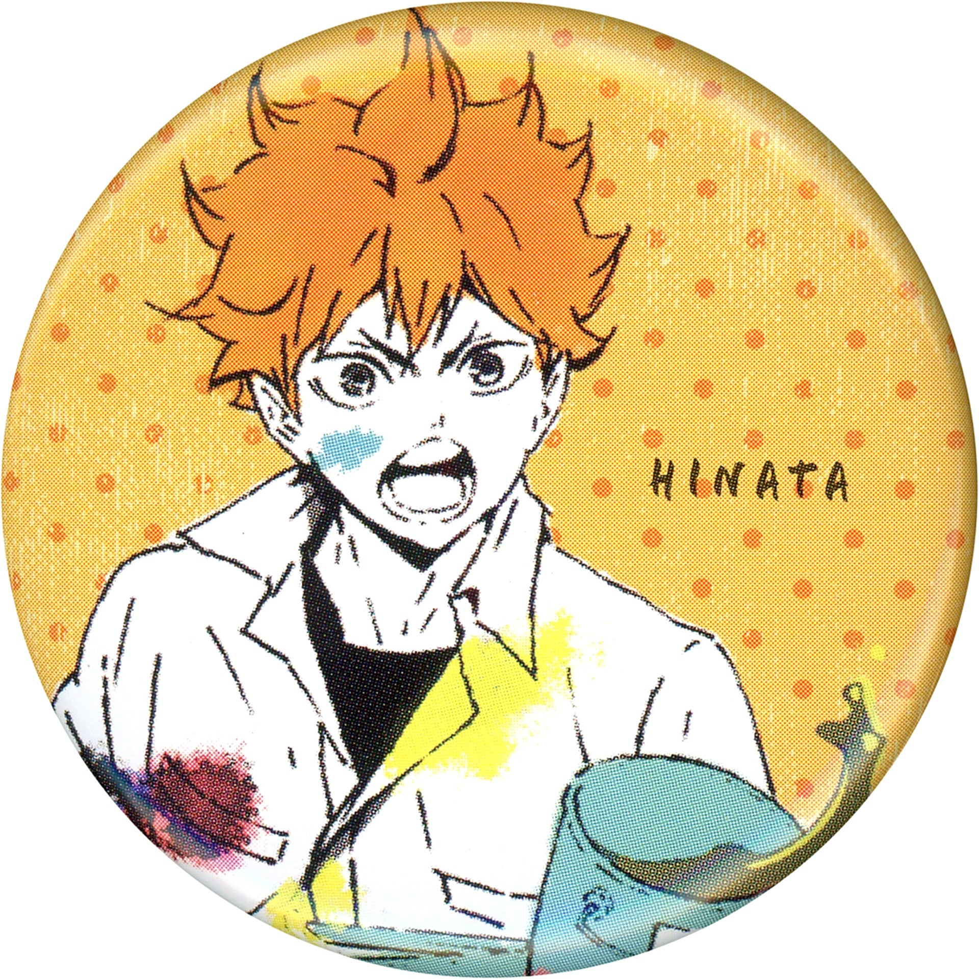 Shoyo Hinata Haikyu!! Paint Suit Button [USED]
