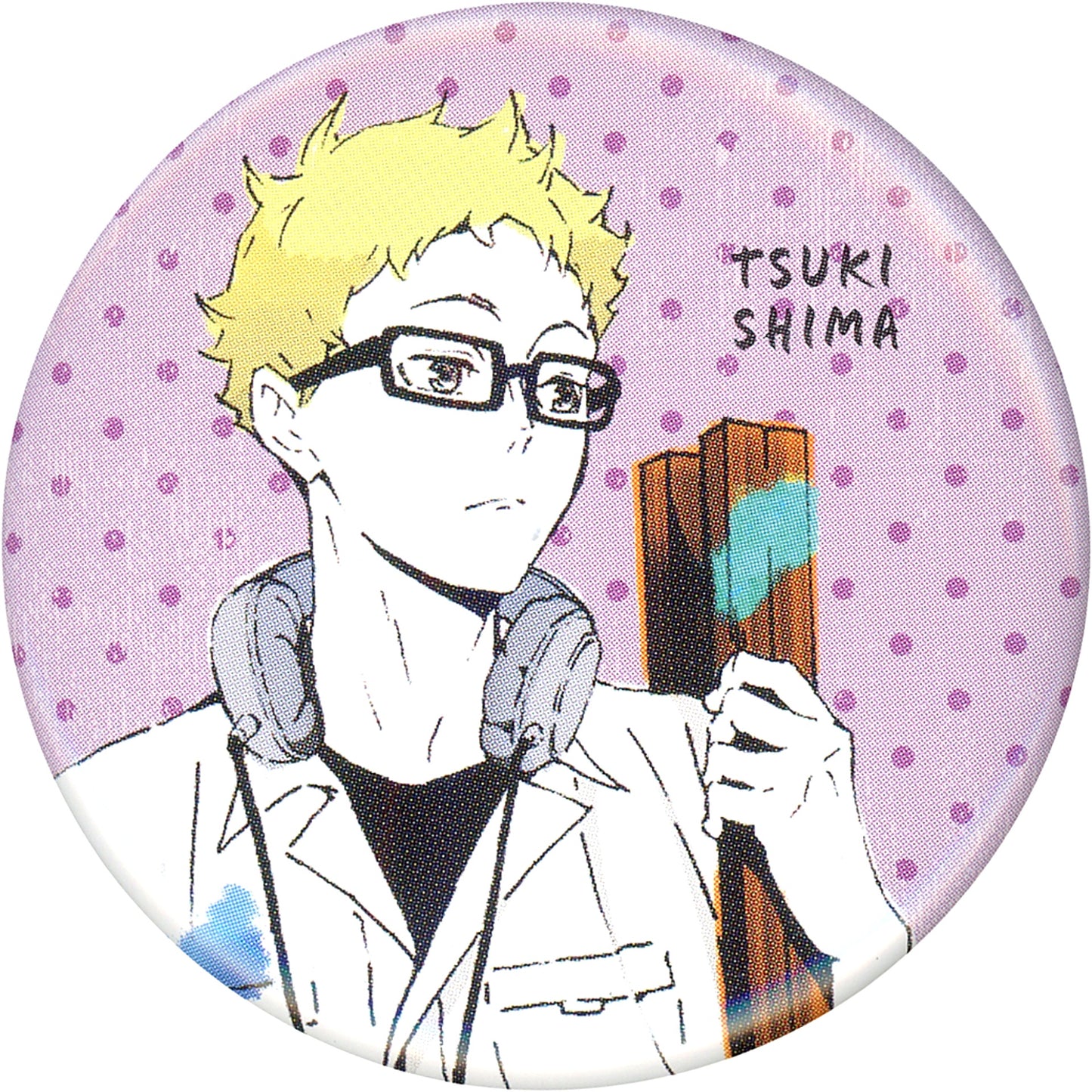Kei Tsukishima Haikyu!! Paint Suit Button [USED]