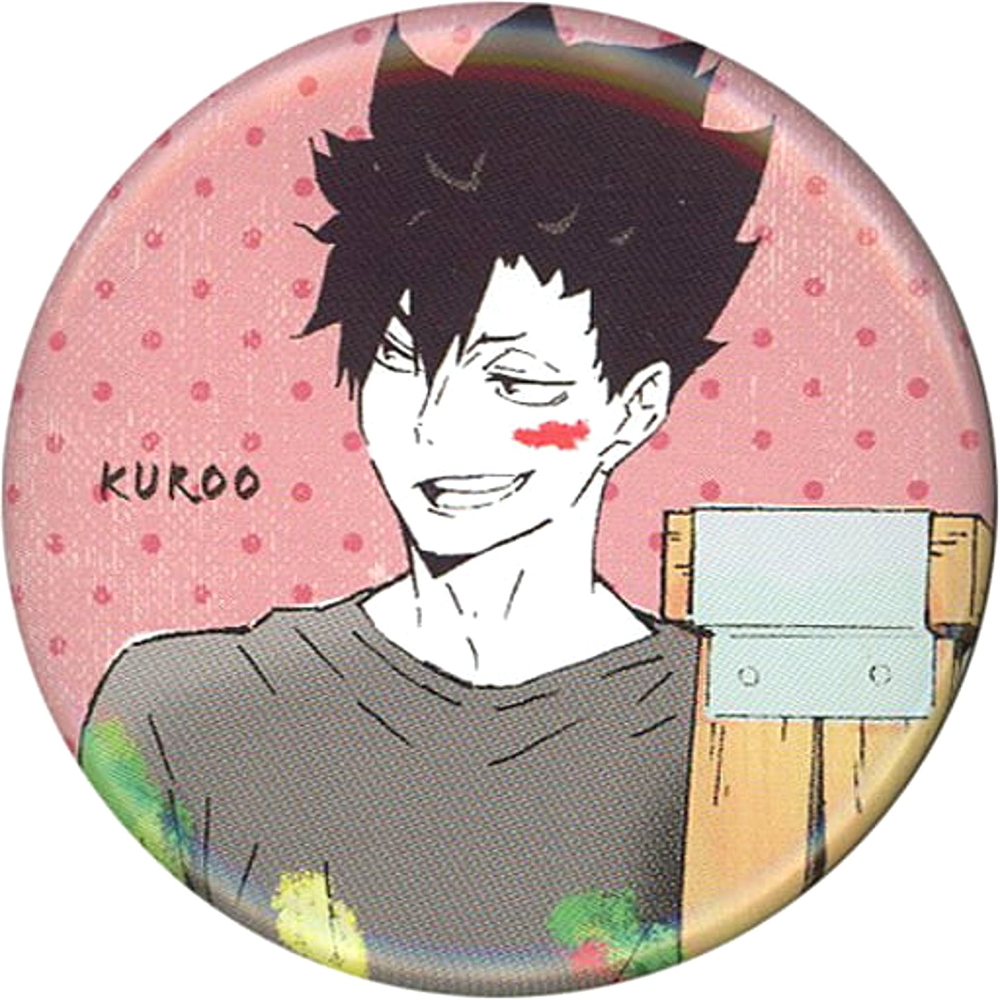 Tetsuro Kuroo Haikyu!! Paint Suit Button [USED]