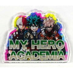 My Hero Academia Izuku Midoriya Katsuki Bakugo Shoto Todoroki Acrylic Badge Jump Shop Online Limited Included Benefits Acrylic Item [USED]