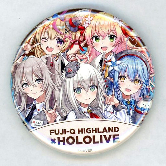 Group Virtual YouTuber Hololive in Fuji-Q Highland 2021 Button [USED]