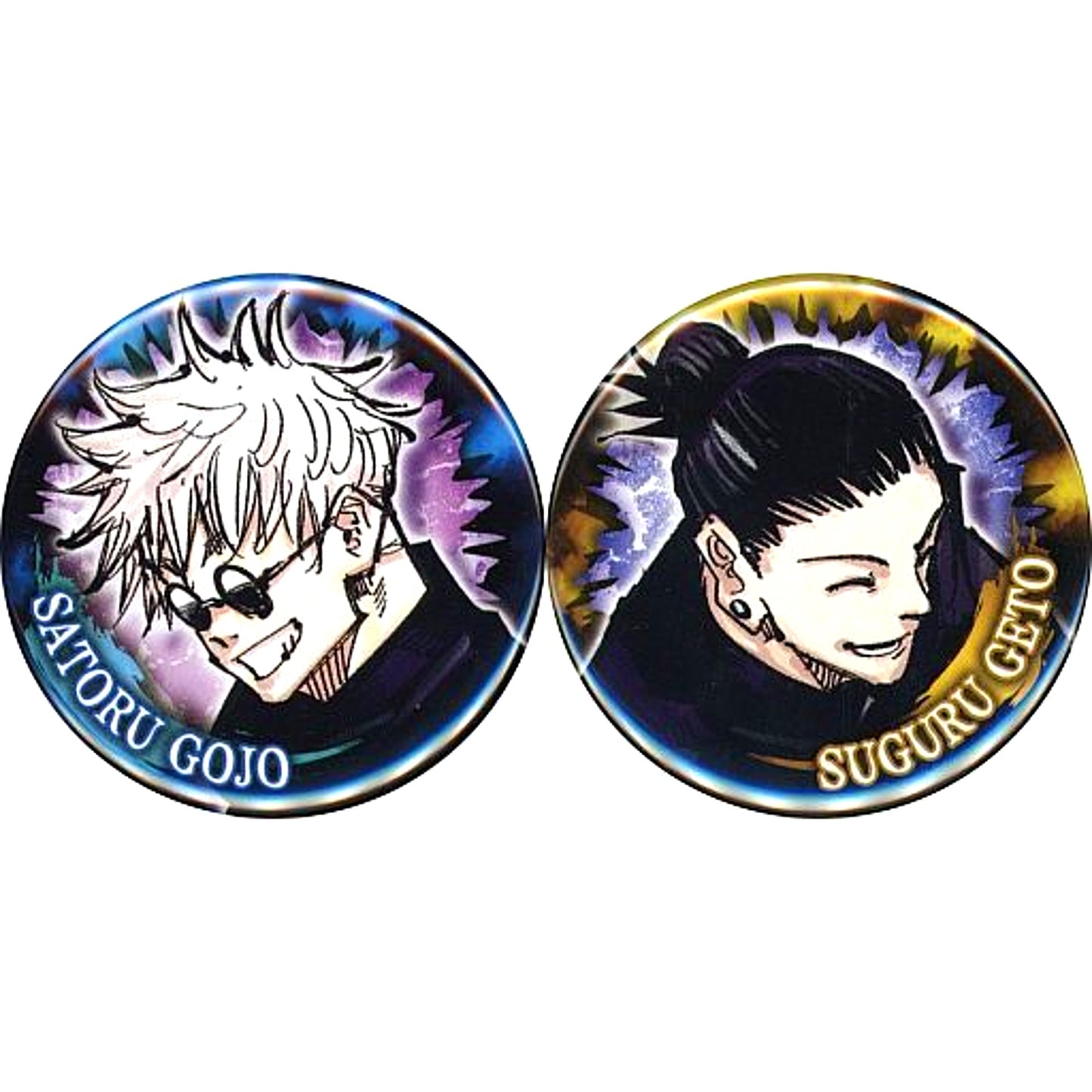 Satoru Gojo & Suguru Geto Jujutsu Kaisen Button Set [USED]