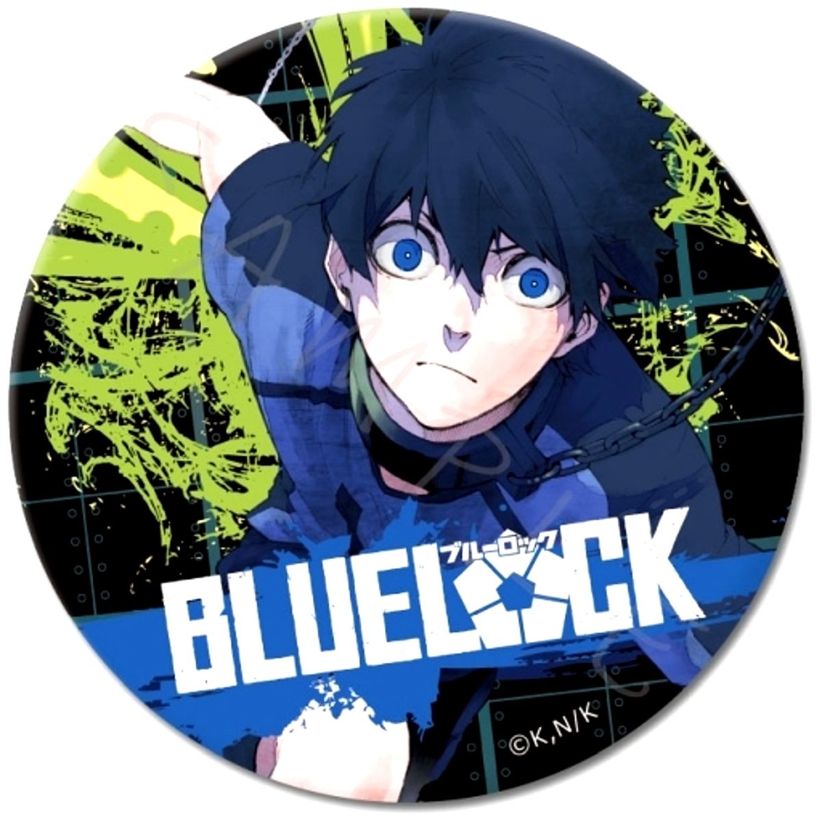 Yoichi Isagi A. Blue Lock 3WAY Button [USED]
