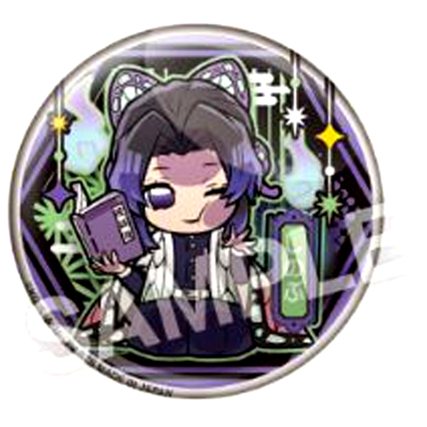 Shinobu Kocho Ghost Story Demon Slayer: Kimetsu no Yaiba Button Pita! Deforme Shumi ni Botto [USED]
