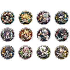 Demon Slayer: Kimetsu no Yaiba Shinobu Kocho & Others Pita! Deformed Immersed in Hobbies Can Badge All 12 Types Set Buttons [USED]