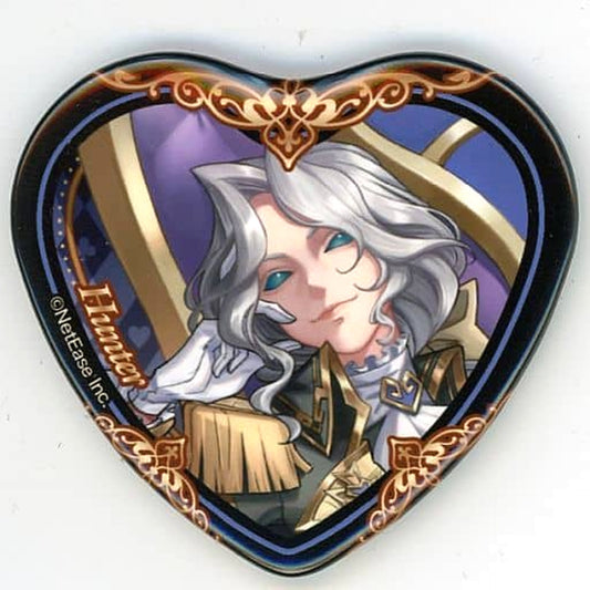 Identity V Photographer Joseph Trading Heart Shaped Can Badge Permanent Cafe Butler's Cafe in Sweets Paradise 5th Edition Limited Buttons [USED]