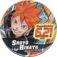 Haikyu!! Shoyo Hinata 2021 Birthday Can Badge Buttons [USED]