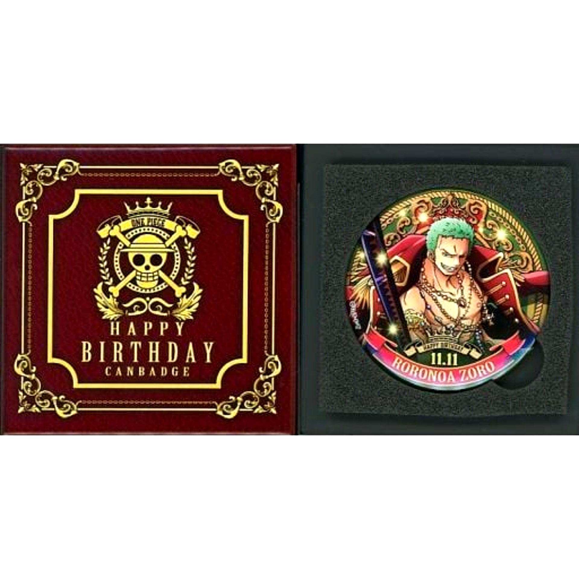 Roronoa Zoro One Piece Birthday Premium Button 2020 [USED]