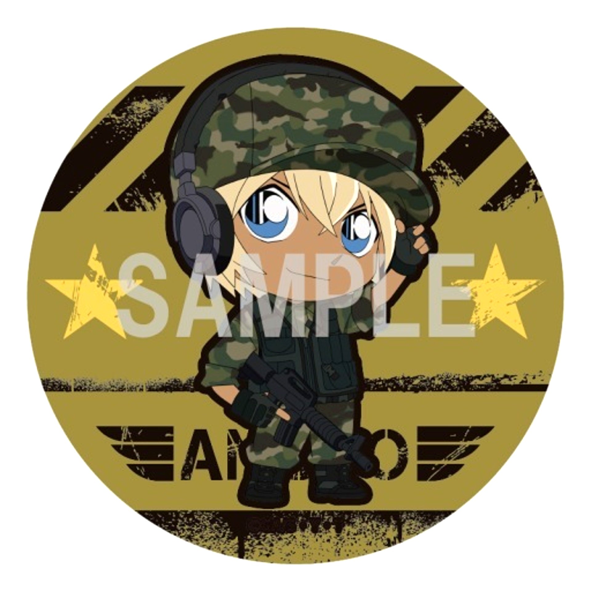Toru Amuro Detective Conan Trading Button Survival Deformed [USED]