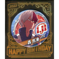 My Hero Academia Shoto Todoroki 2022 Birthday Can Badge Buttons [USED]