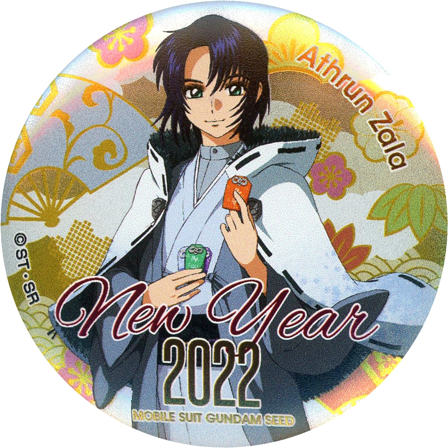 Athrun Zala Magnet Badge Gundam SEED New Year Mobile Suit Gundam SEED GUNDAM Cafe NEW YEAR 2022 Goods [USED]
