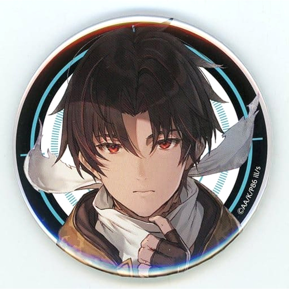 86 Shinei Nouzen 1 Online Kuji Can Badge Kujibikido Limited Prize C-2 Buttons [USED]