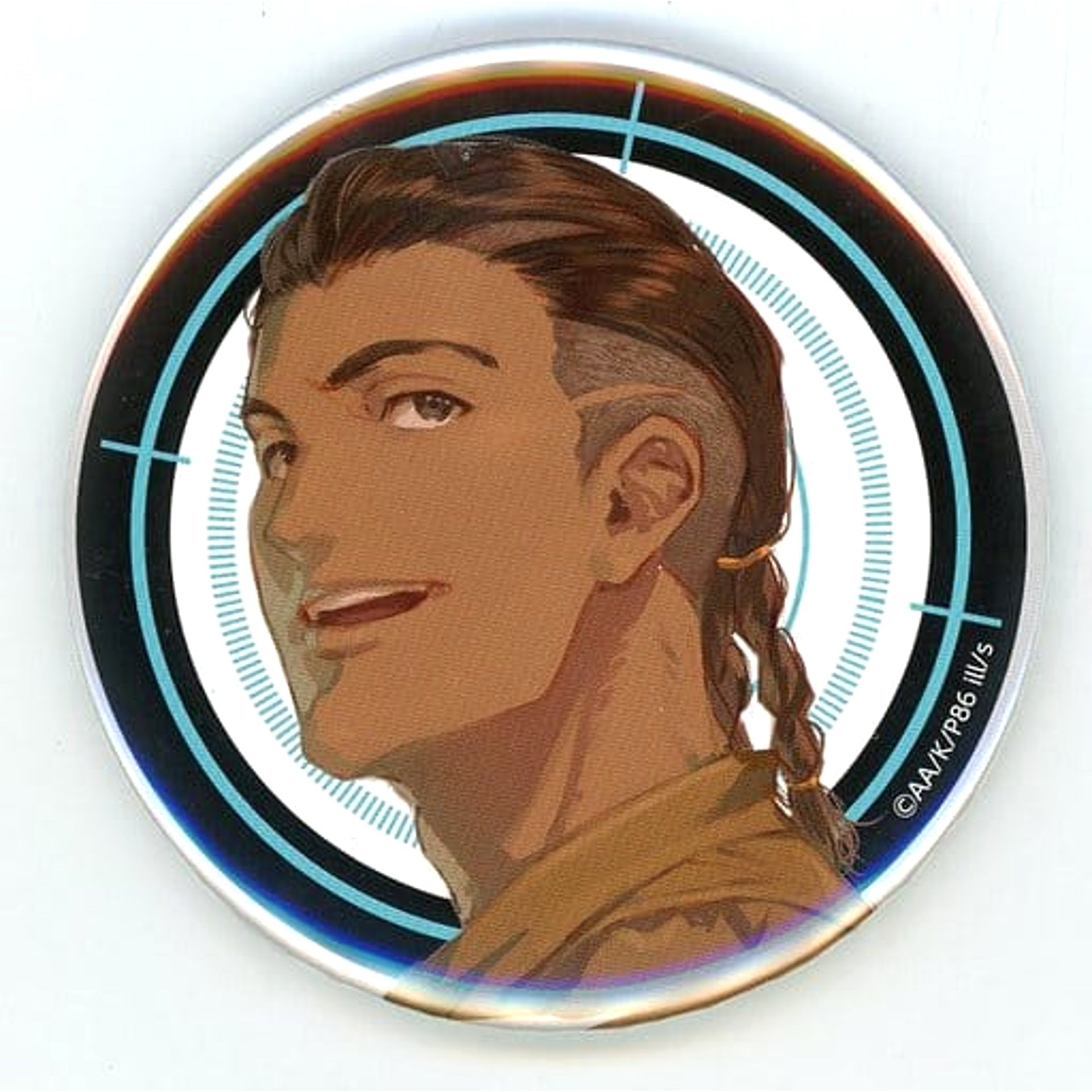 86 Niko Kujou Online Kuji Can Badge Kujibikido Limited Prize C-8 Buttons [USED]