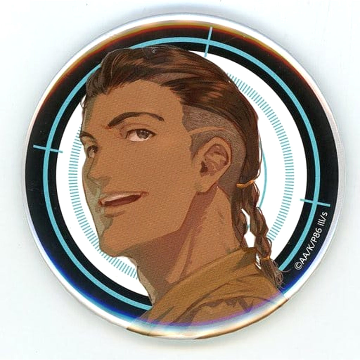86 Niko Kujou Online Kuji Can Badge Kujibikido Limited Prize C-8 Buttons [USED]