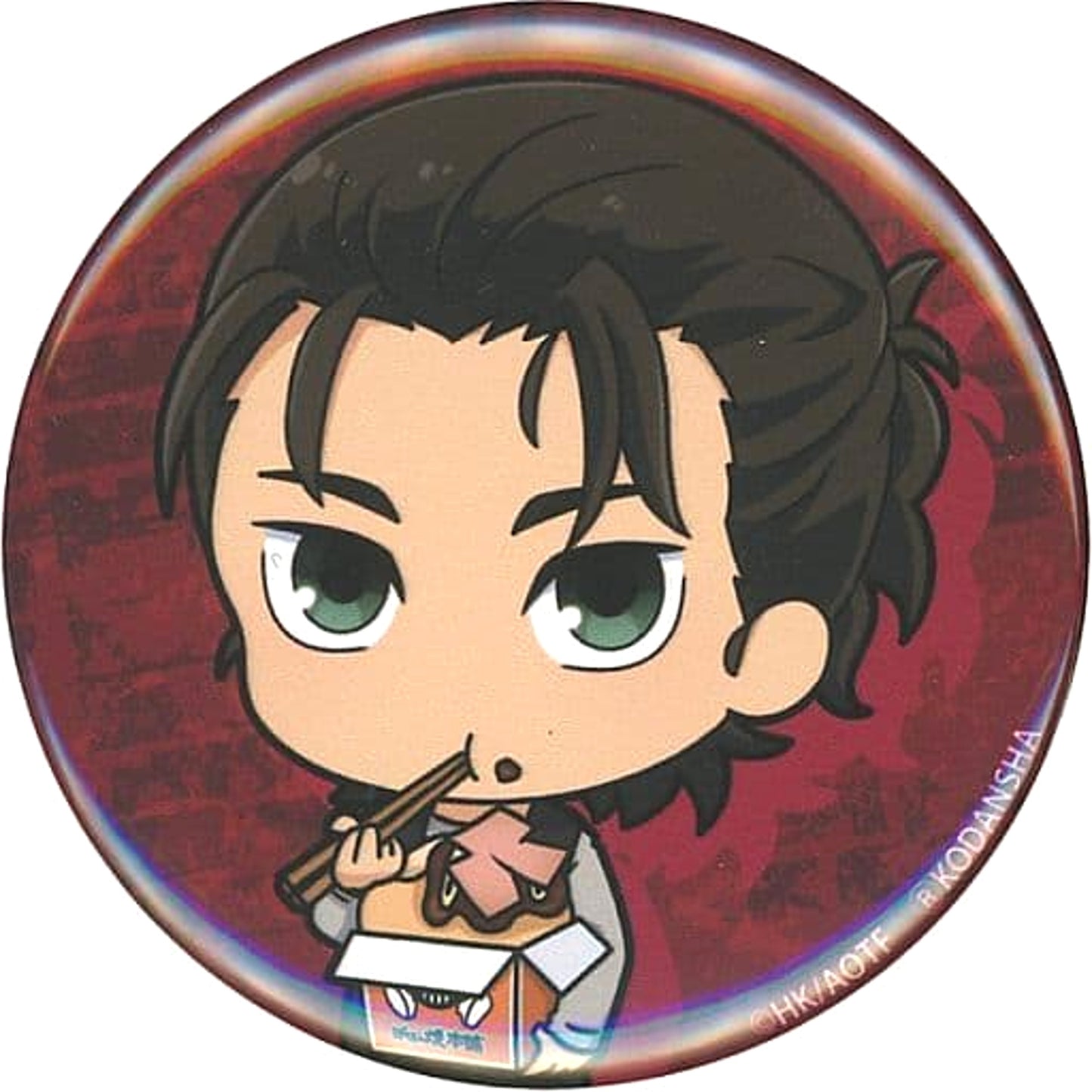 Attack on Titan Ellen Yeager Trading Can Badge Bakudan-Yaki Honpo Limited Buttons [USED]