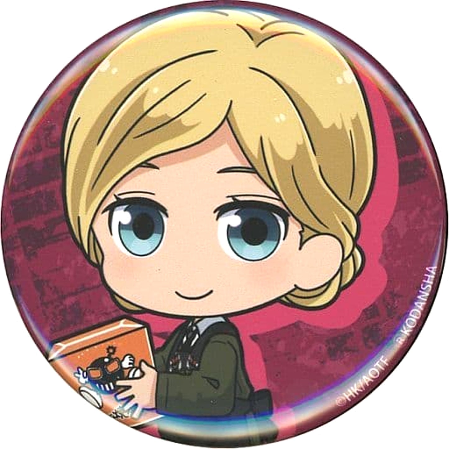 Attack on Titan Historia Reiss Trading Can Badge Bakudan-Yaki Honpo Limited Buttons [USED]