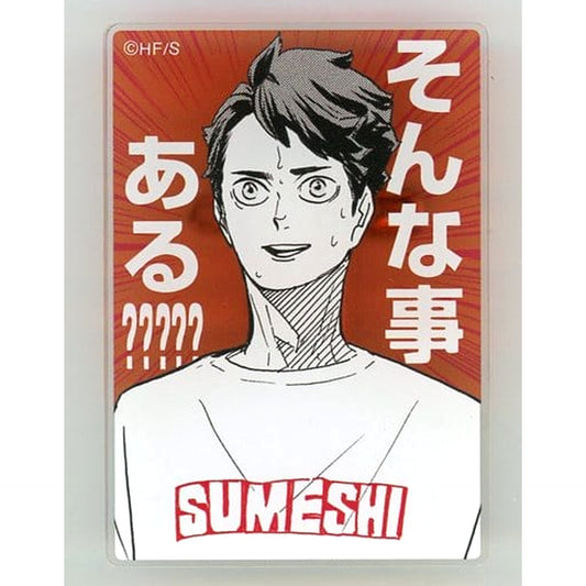 Toru Oikawa Sumeshi Haikyu!! Acrylic Badge [USED]