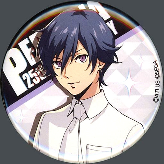 Protagonist Persona Button Sega Collabo Cafe 25th Anniversary Early [USED]