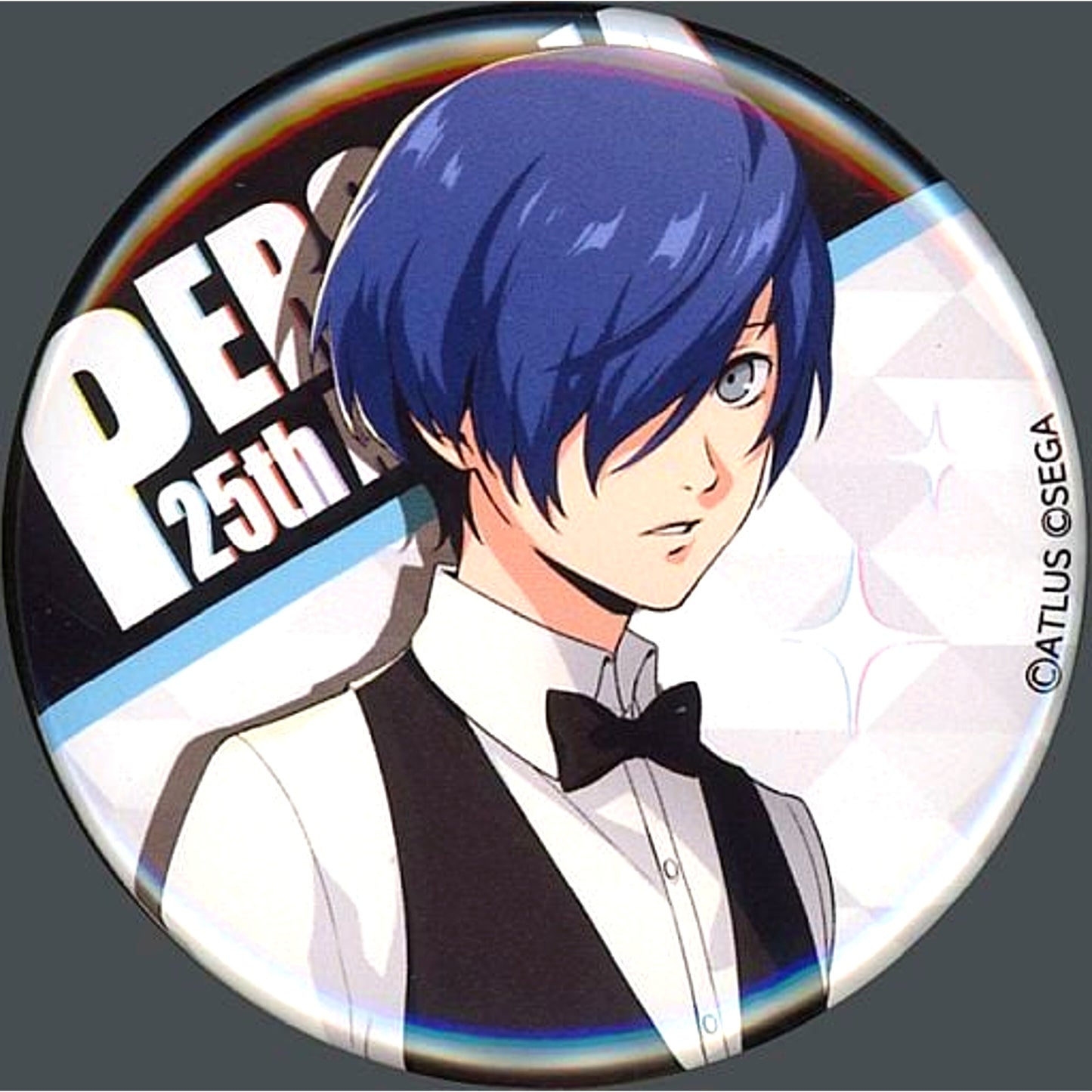 Male Protagonist Persona 3 Button Sega Collabo Cafe 25th Anniversary Early [USED]