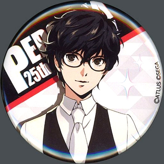 Protagonist Persona 5 Button Sega Collabo Cafe 25th Anniversary Early [USED]
