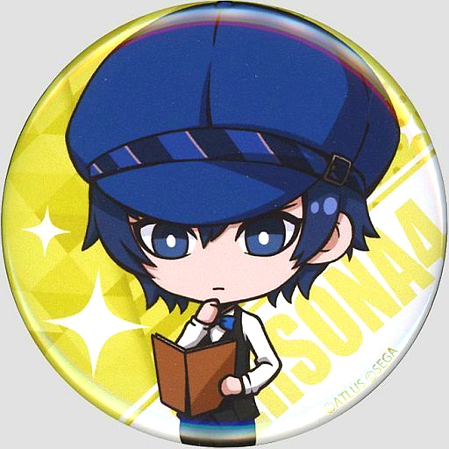 Naoto Shirogane Persona 4 Sega Collabo Cafe Persona 25th Anniversary 1st Half Deformed Button [USED]