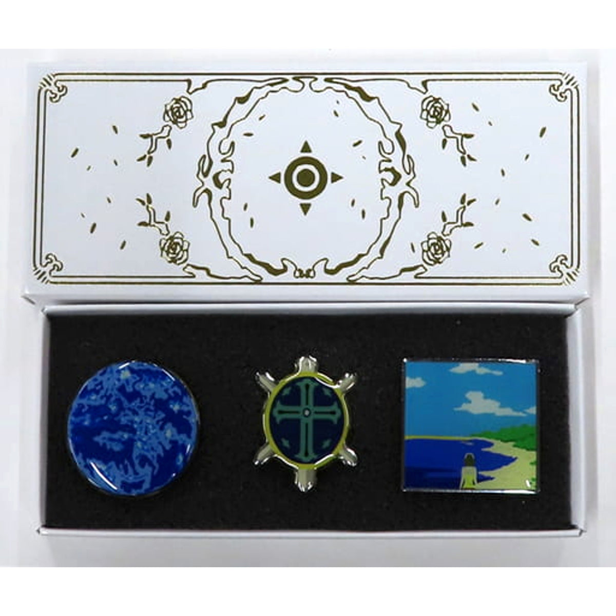 Hunter x Hunter Pin Badge Set Real Escape Game: Greed Island Yuenchi kara no Dasshutsu Limited G.I. Clear Souvenir Buttons [USED]