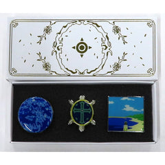 Hunter x Hunter Pin Badge Set Real Escape Game: Greed Island Yuenchi kara no Dasshutsu Limited G.I. Clear Souvenir Buttons [USED]