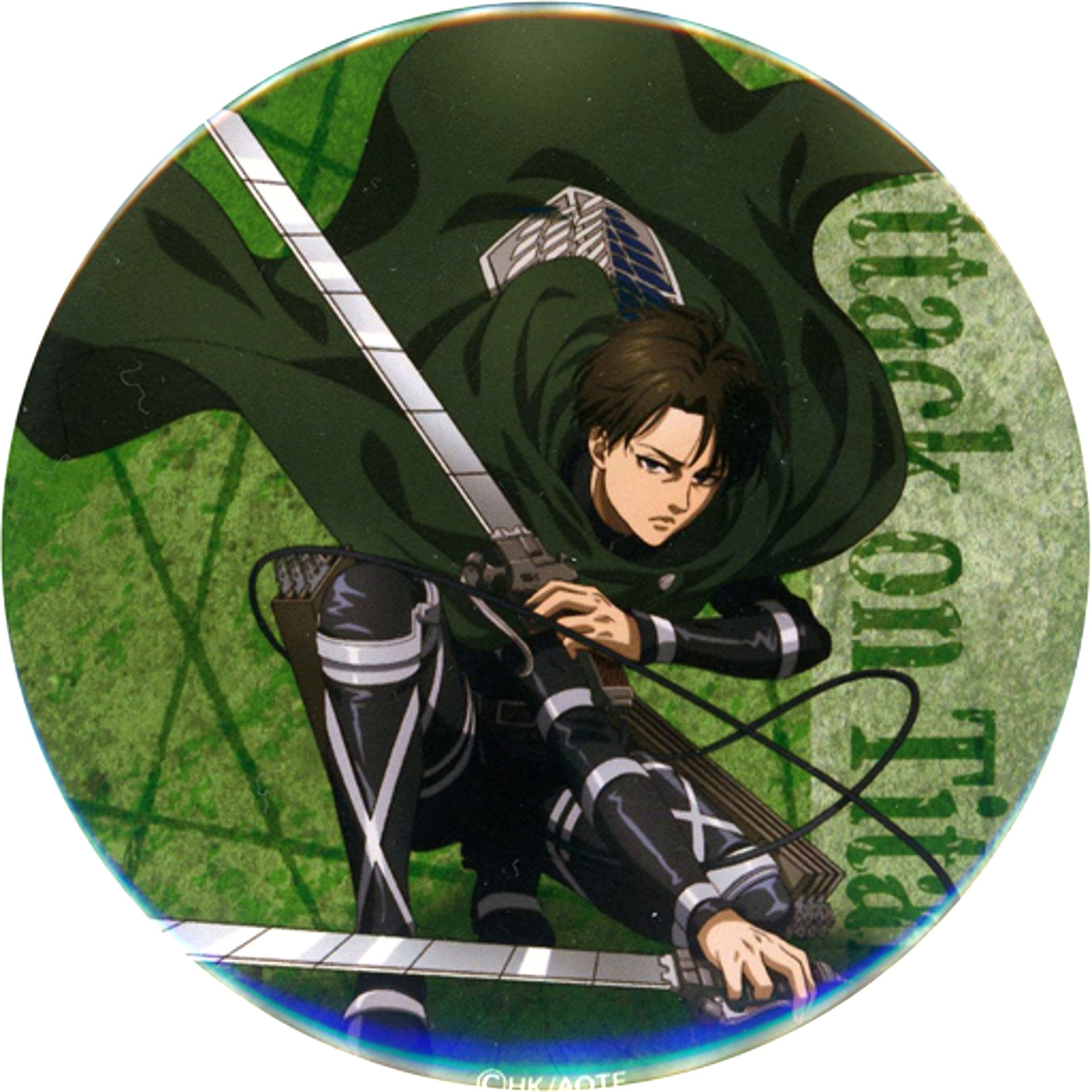 Levi - Full Body BIG Badge Wakudoki Kuji Attack on Titan Prize J [USED]