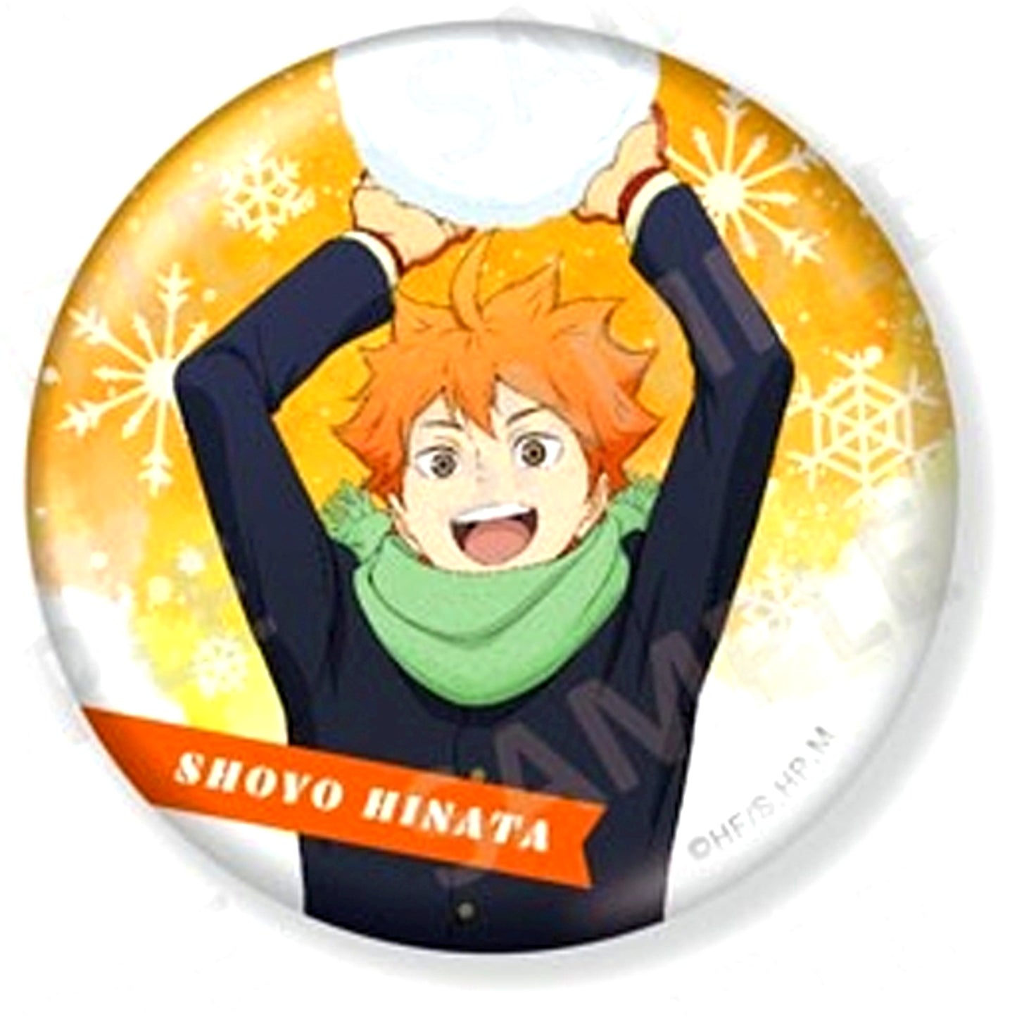 Shoyo Hinata Haikyu!! Kira Kira Button Collection Snow Play Ver. [USED]