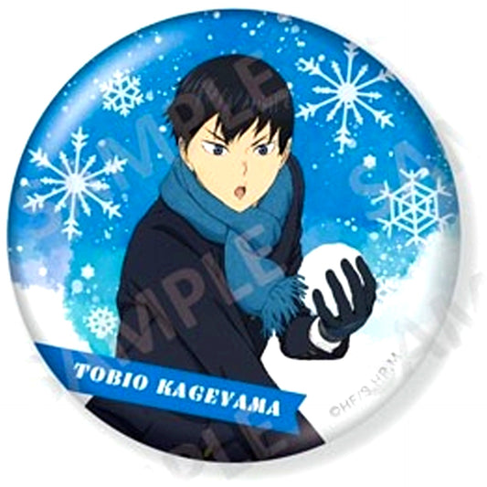 Tobio Kageyama Haikyu!! Kira Kira Button Collection Snow Play Ver. [USED]