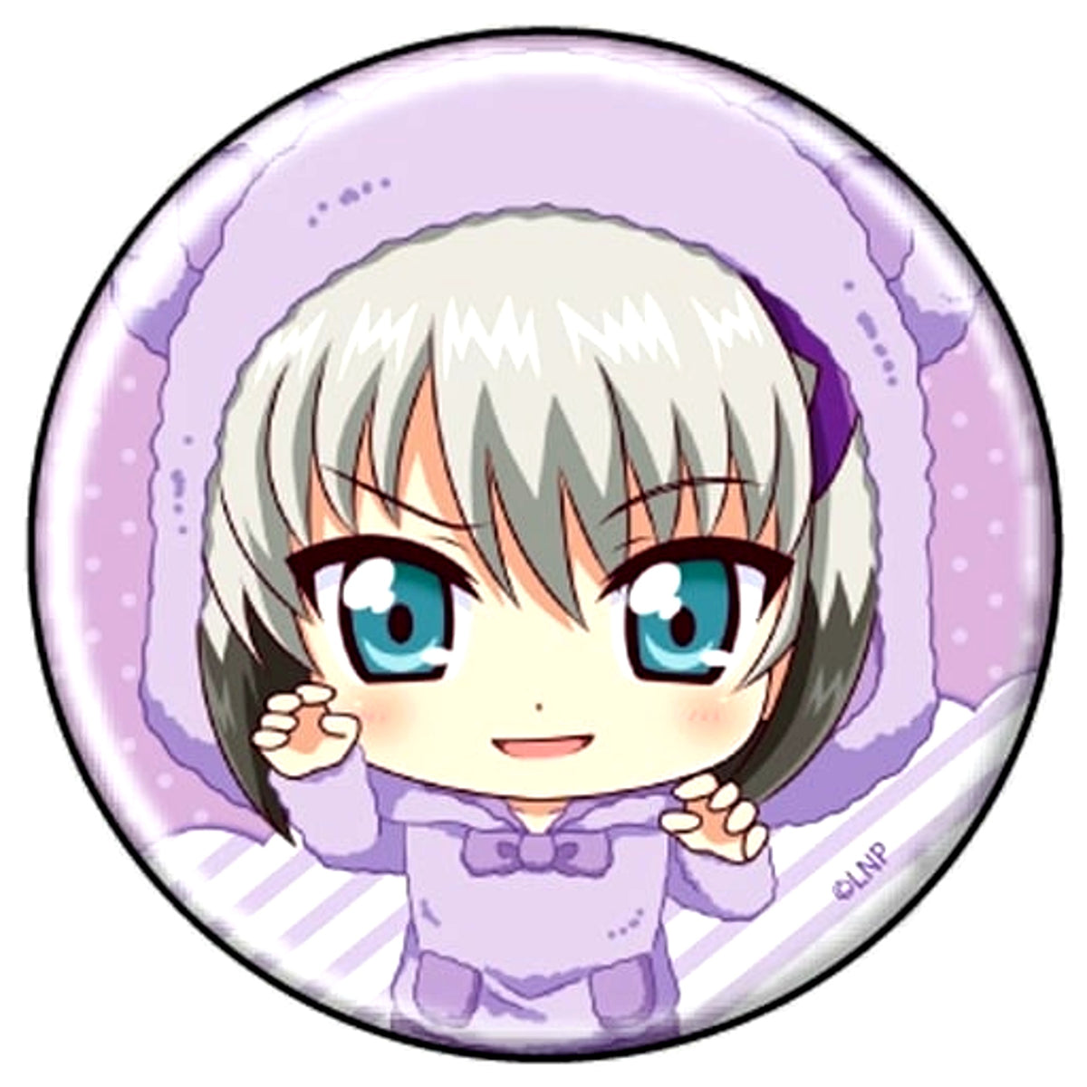 Lord Dearch Magical Girl Lyrical Nanoha Button 08 Pajama Ver. Mini Character [USED]
