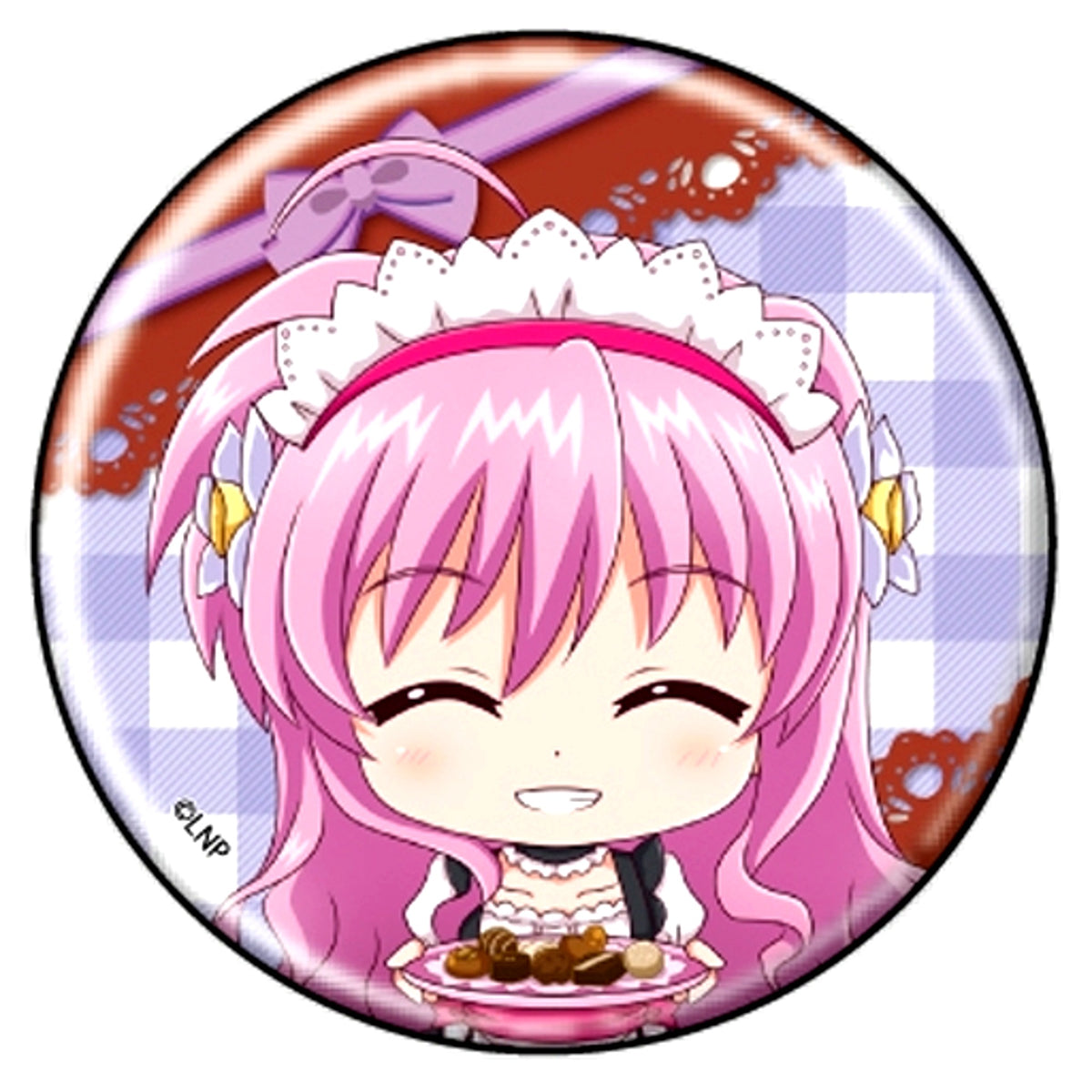 Kirie Florian Magical Girl Lyrical Nanoha Button 09 Valentine Ver. Mini Character [USED]