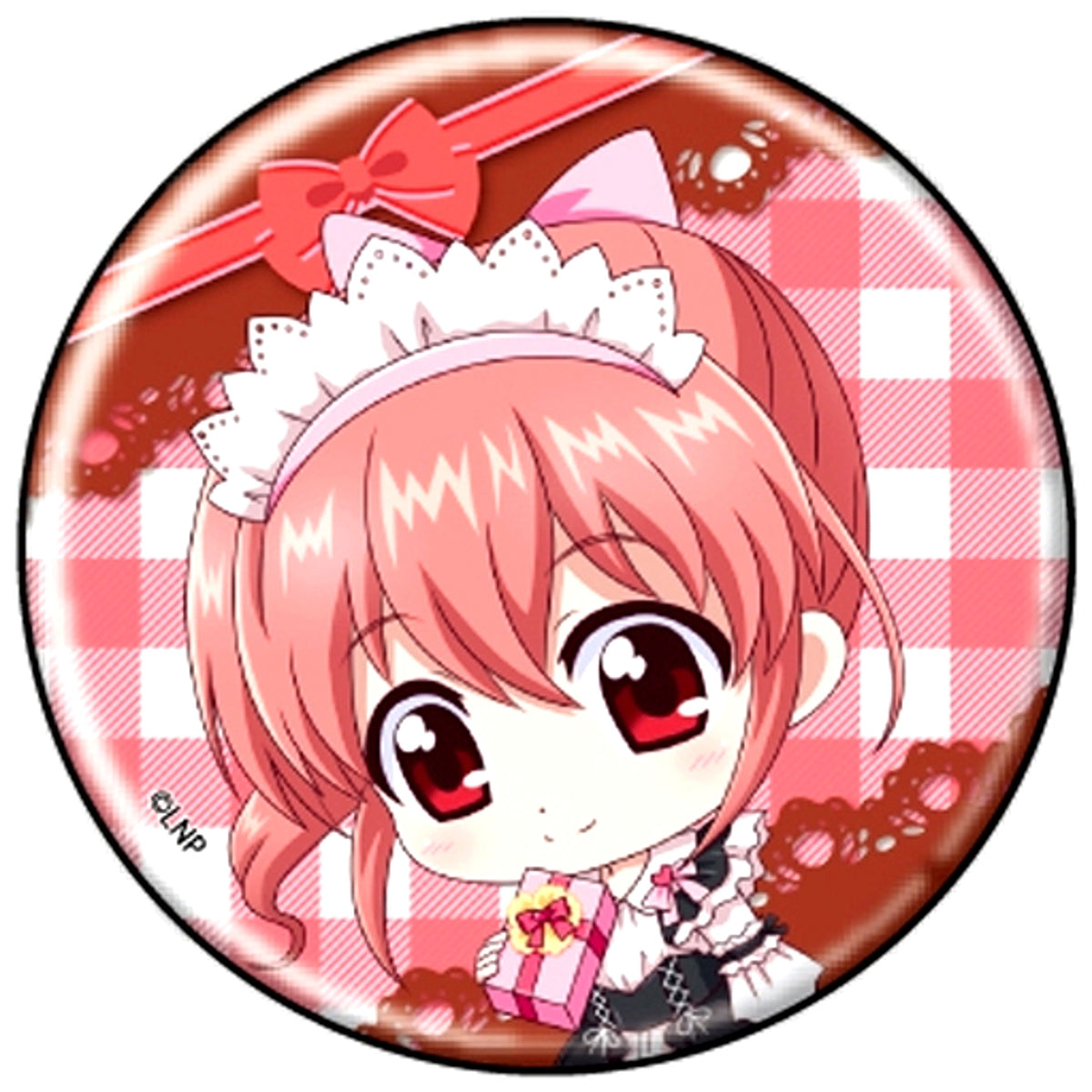 Iris Magical Girl Lyrical Nanoha Button 10 Valentine Ver. Mini Character [USED]