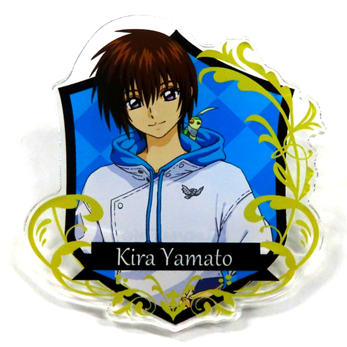 Kira Yamato Mobile Suit Gundam SEED G DIMENSIONS EX DINNER SHOW Acrylic Clip Badge Novelty [USED]