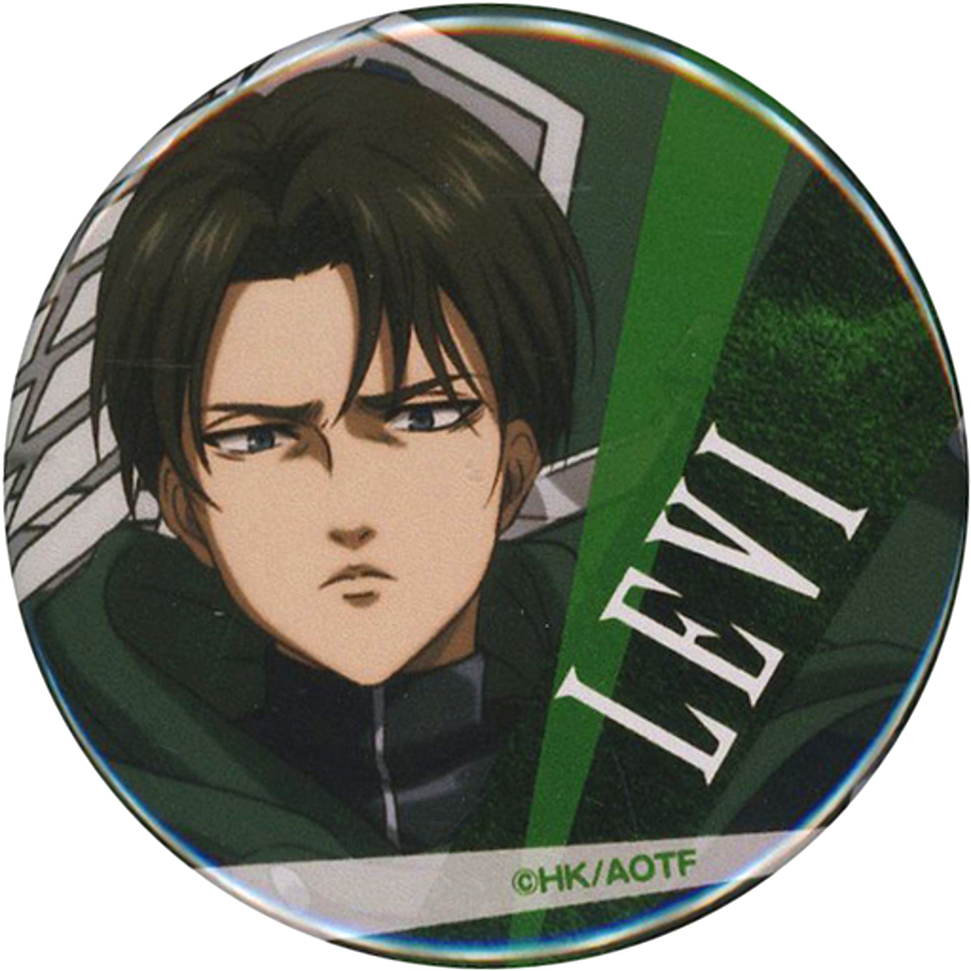 Levi Ackerman - Newly Drawn Attack on Titan The Final Season New Sumie Design POP UP SHOP in TSUTAYA Badge [USED]