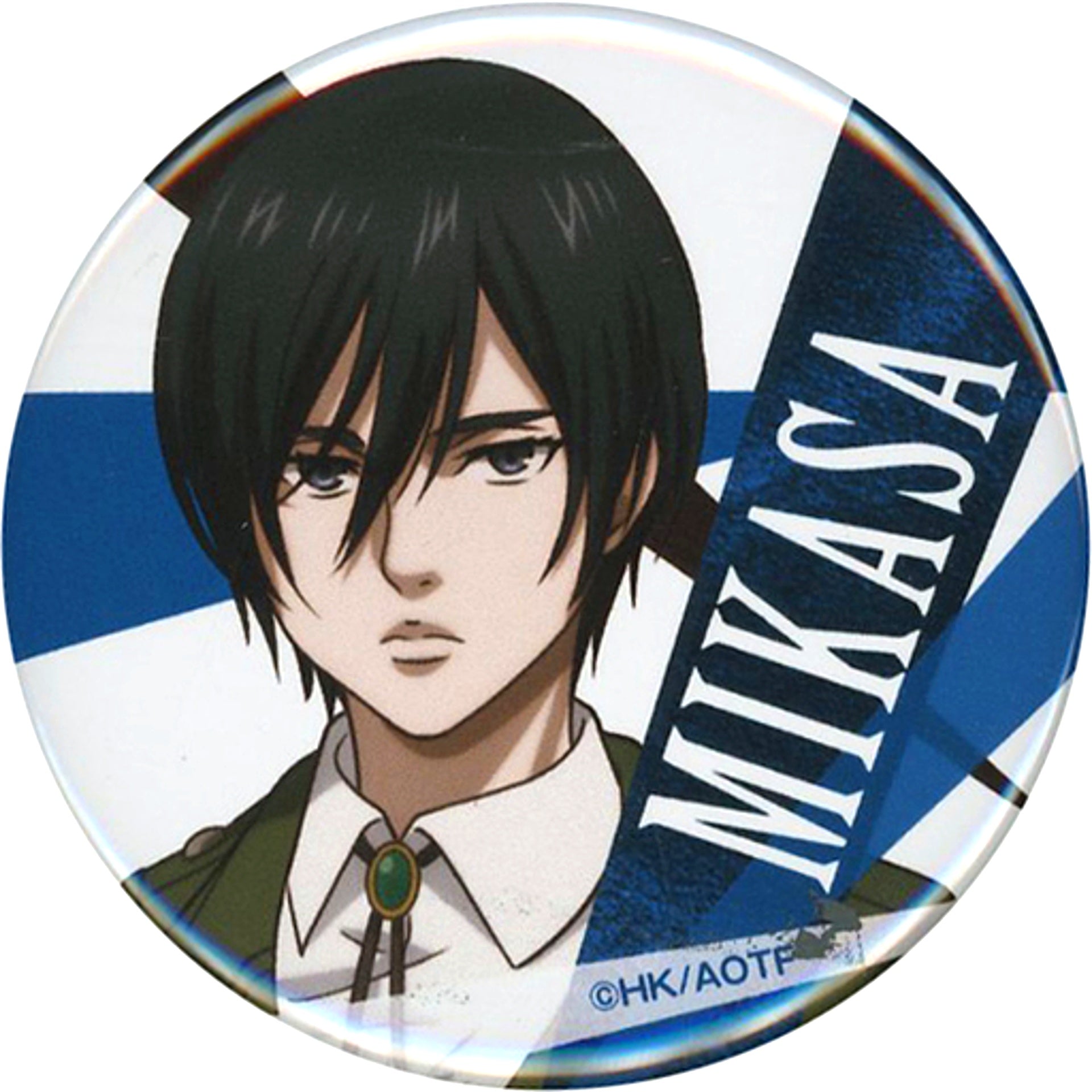 Mikasa Ackerman Attack on Titan The Final Season New Sumie Design POP UP SHOP in TSUTAYA Badge [USED]
