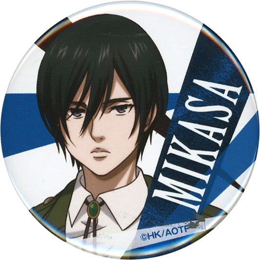 Mikasa Ackerman Attack on Titan The Final Season New Sumie Design POP UP SHOP in TSUTAYA Badge [USED]