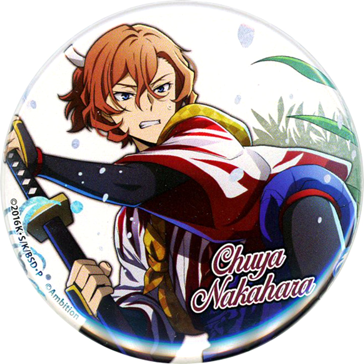 Chuuya Nakahara Bungo Stray Dogs Tales of the Lost x Collabo Cafe Honpo Normal Proportions Button A [USED]