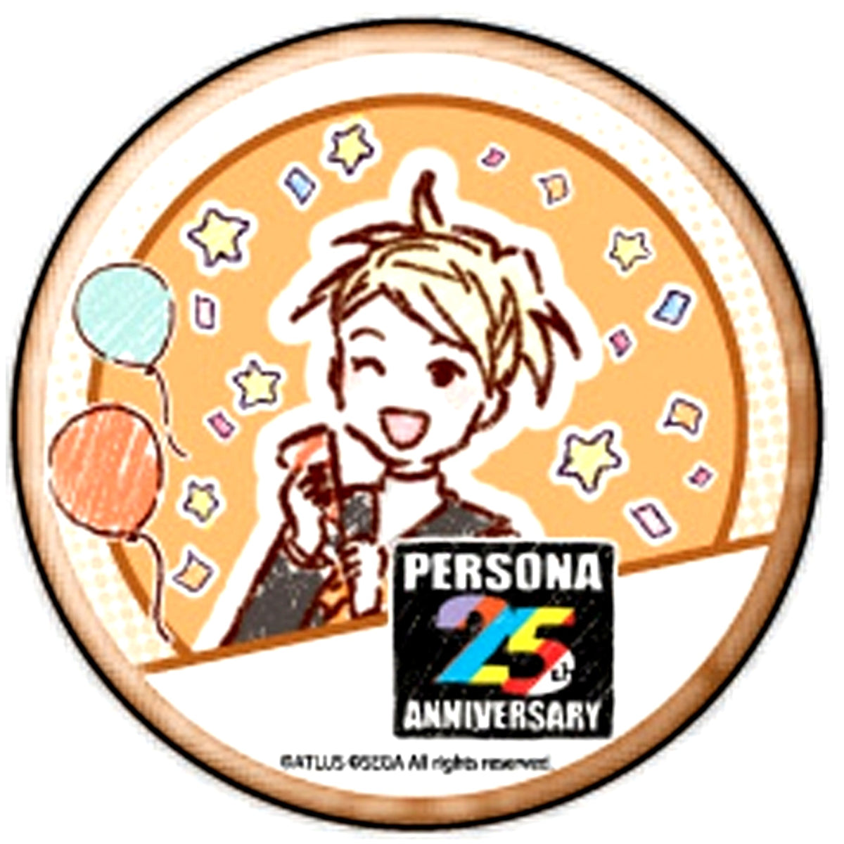 Lisa Silverman Persona 2 Innocent Sin x Persona 2 Eternal Punishment Button 01 GraffArt Design [USED]