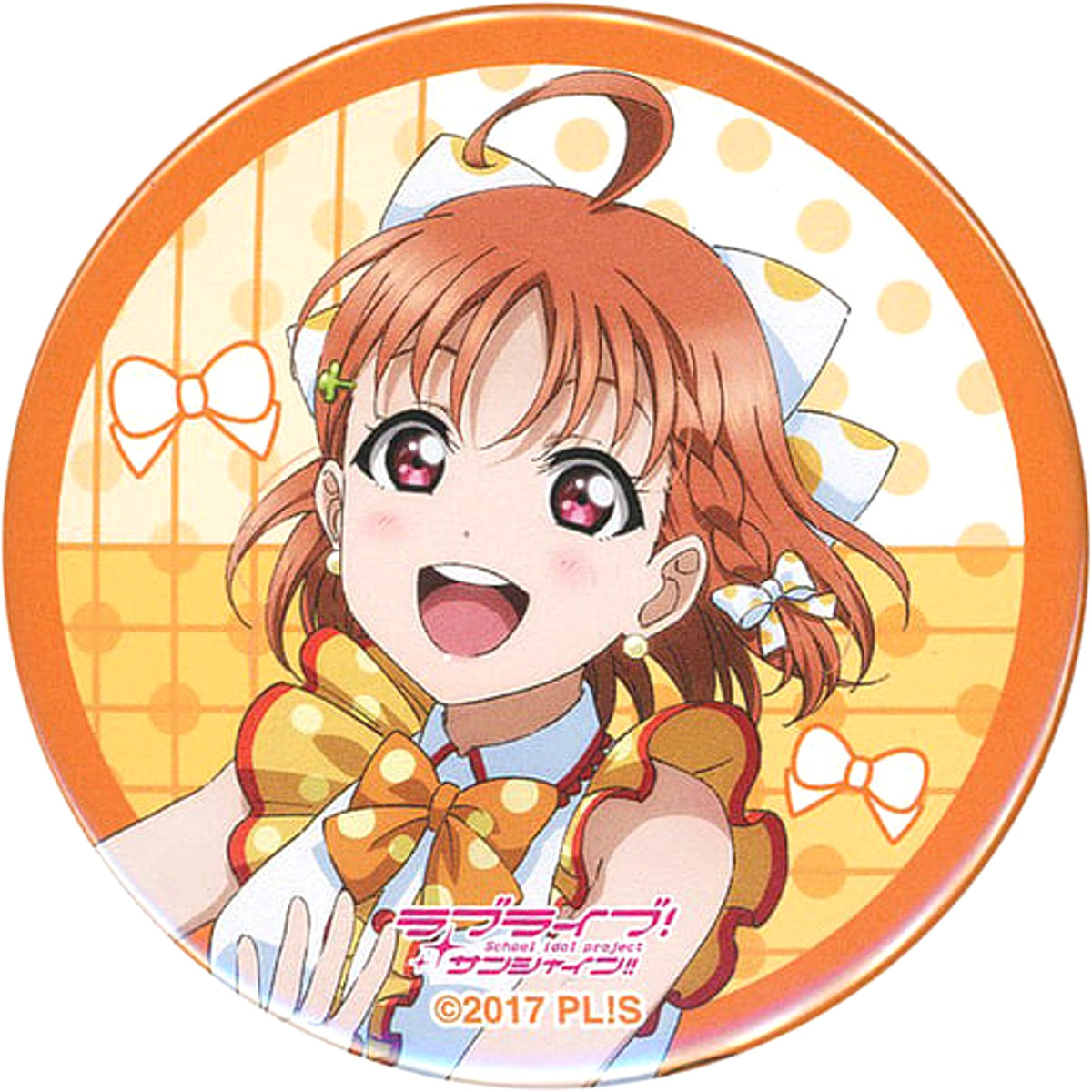 Love Live! Sunshine!! Chika Takami Omoiyo Hitotsu ni Nare Trading Round Can Badge Vol.2 5th Anniversary Exhibition: Pieces of Aqours Limited Buttons [USED]