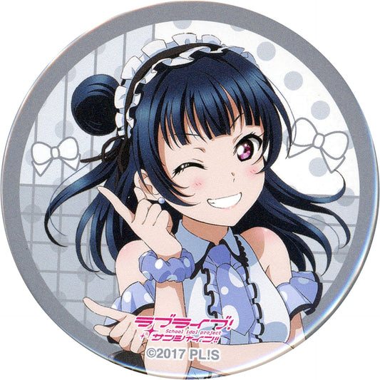 Love Live! Sunshine!! Yoshiko Tsushima Omoiyo Hitotsu ni Nare Trading Round Can Badge Vol.2 5th Anniversary Exhibition: Pieces of Aqours Limited Buttons [USED]