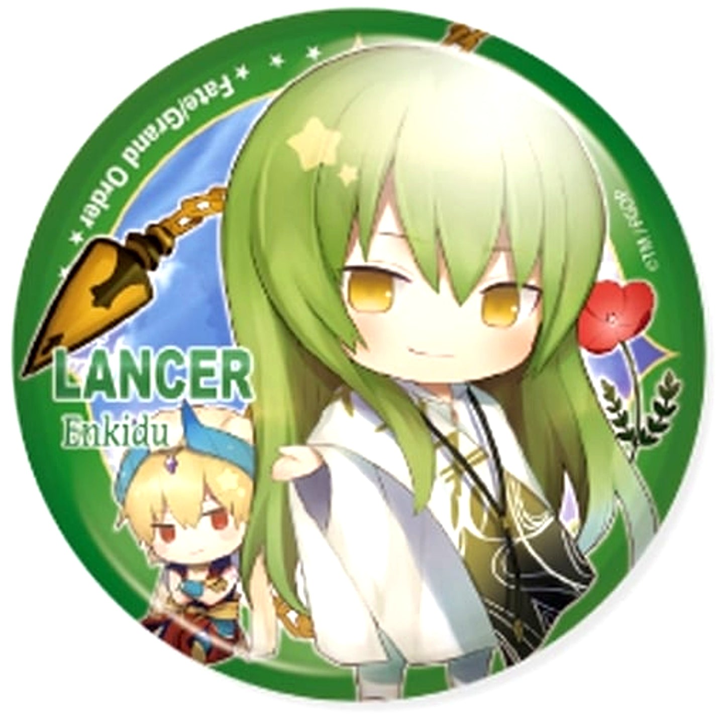 Lancer Enkidu Fate/Grand Order Charatoria Button Vol. 5 [USED]