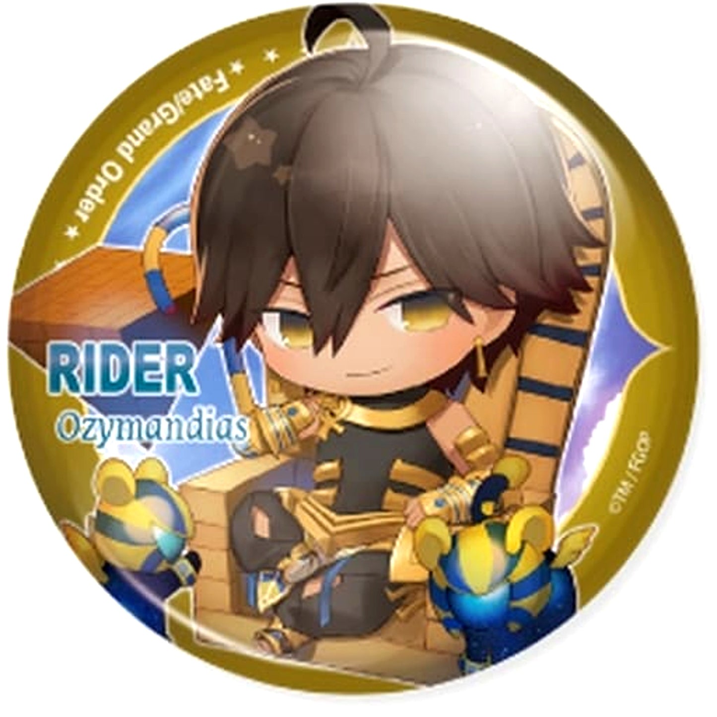Fate/Grand Order Rider Ozymandias CharaToria Can Badge Vol.6 [USED]