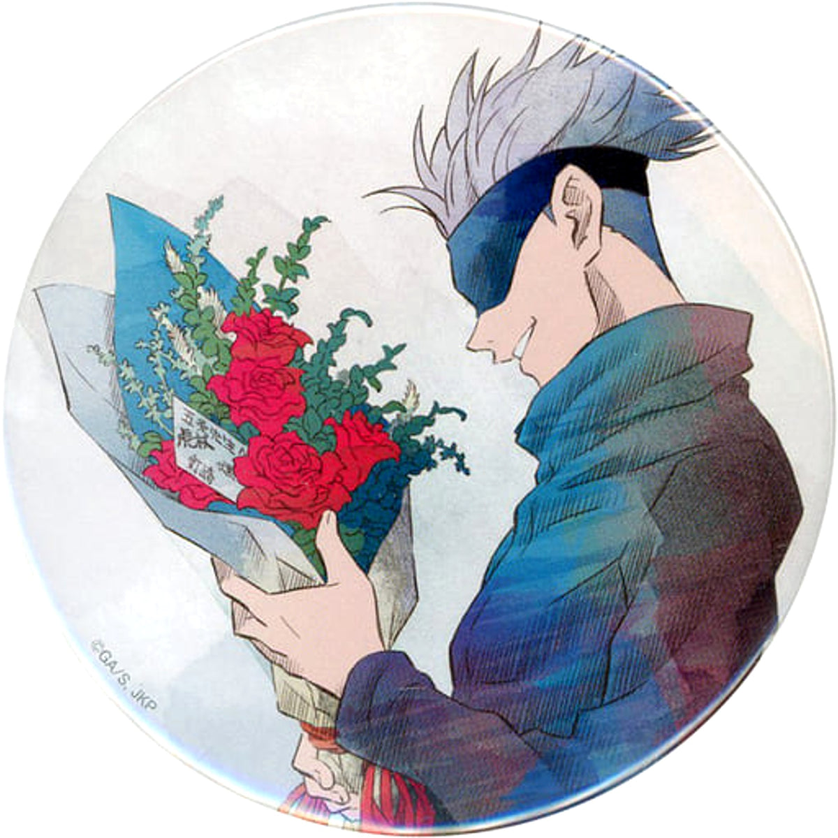 Jujutsu Kaisen Satoru Gojo Big Can Badge Birthday 2020 Buttons [USED]
