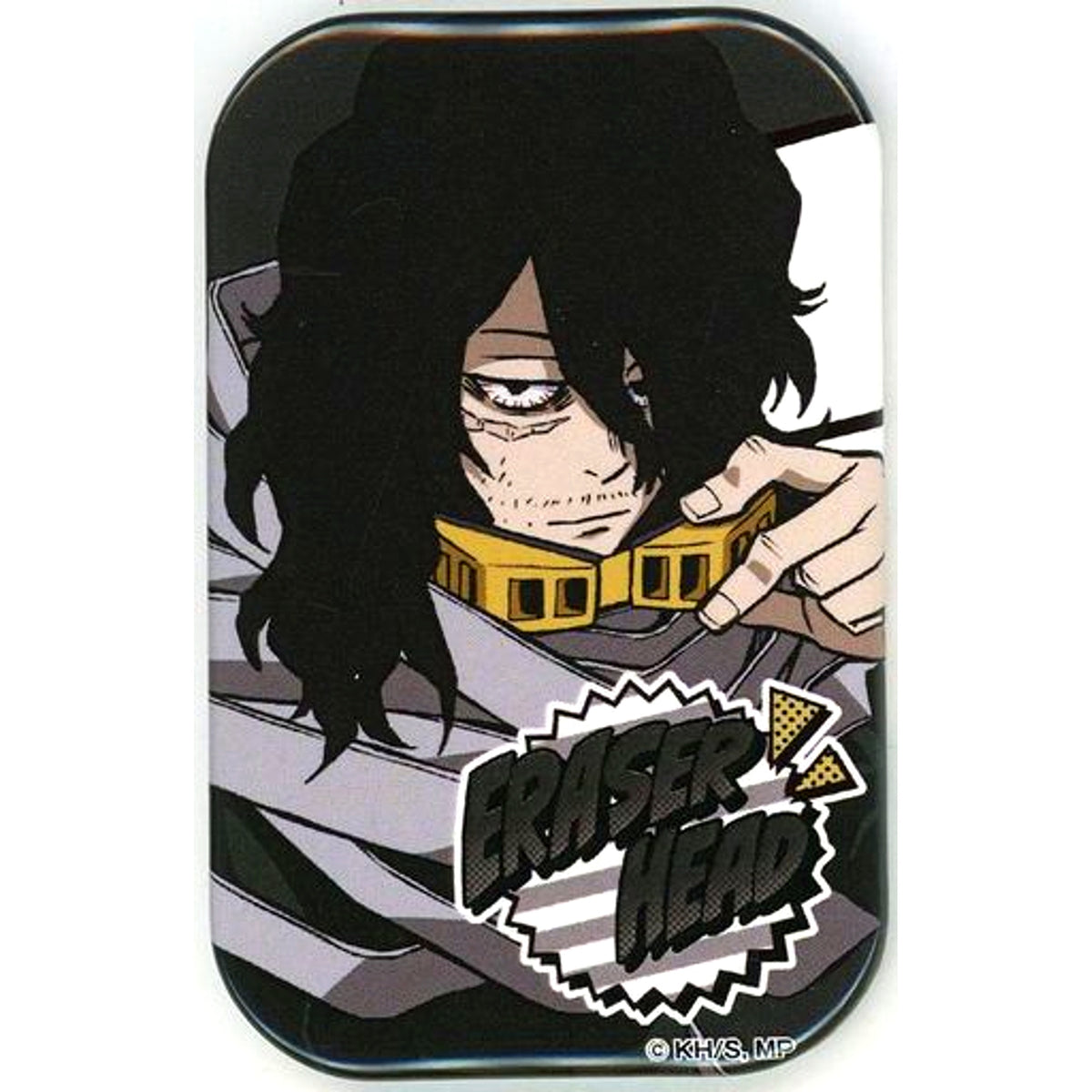 Shota Aizawa Eraser Head My Hero Academia Square Button Action PLUS ULTRA SQUARE [USED]